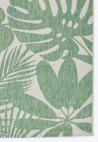 Prince Palm Green Indoor/Outdoor Rug - 3 x 8