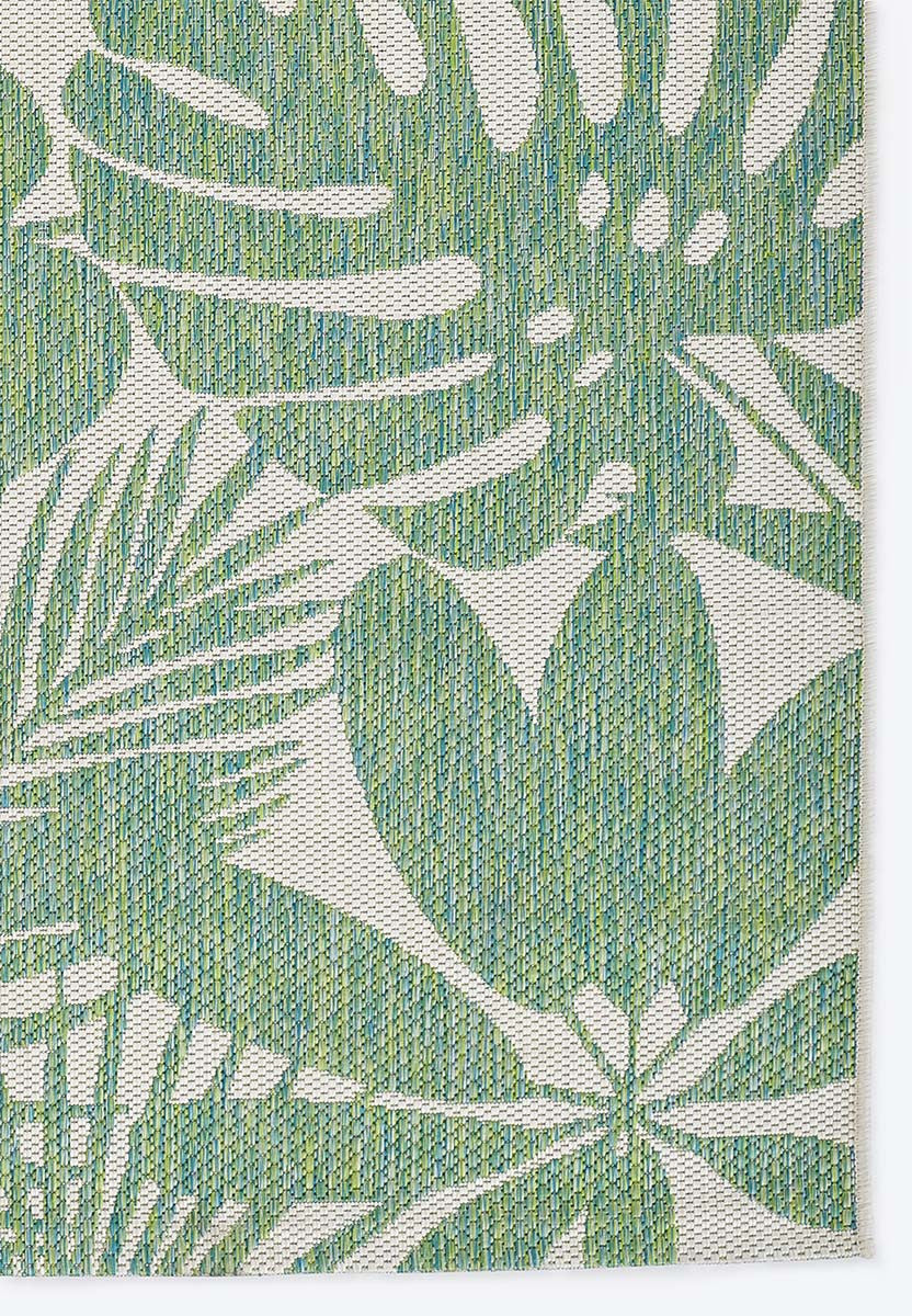 Prince Palm Green Indoor/Outdoor Rug - 3 x 8