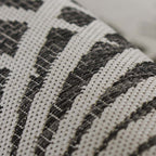 Queen Palm Gray Indoor/Outdoor Rug - 3 x 8
