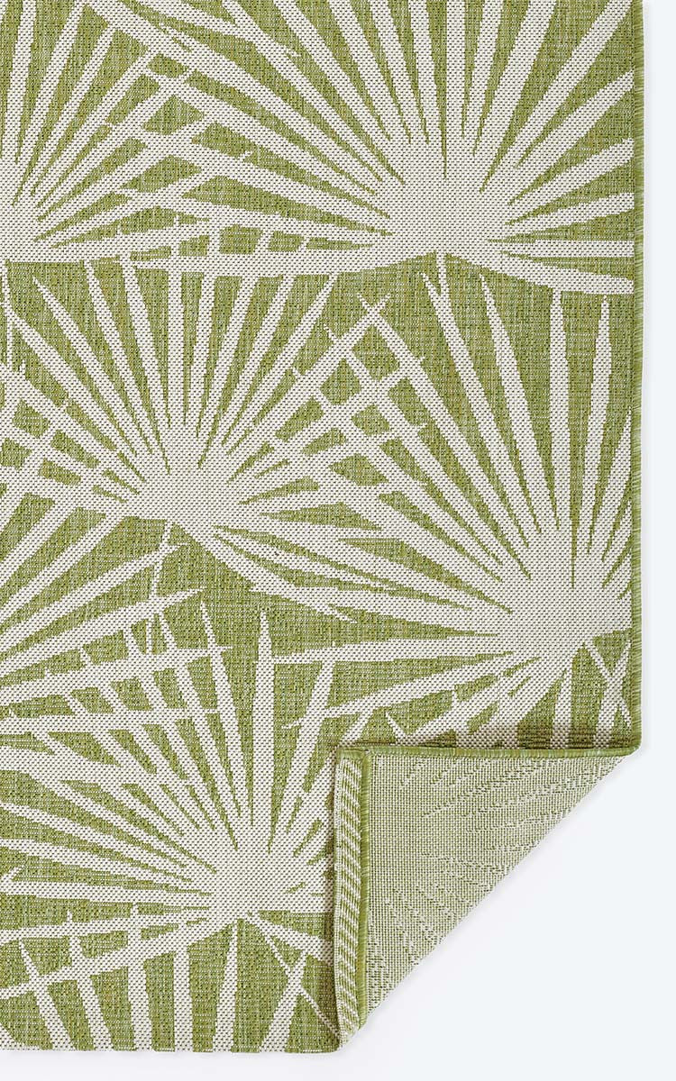 Queen Palm Green Indoor/Outdoor Rug - 4 x 6