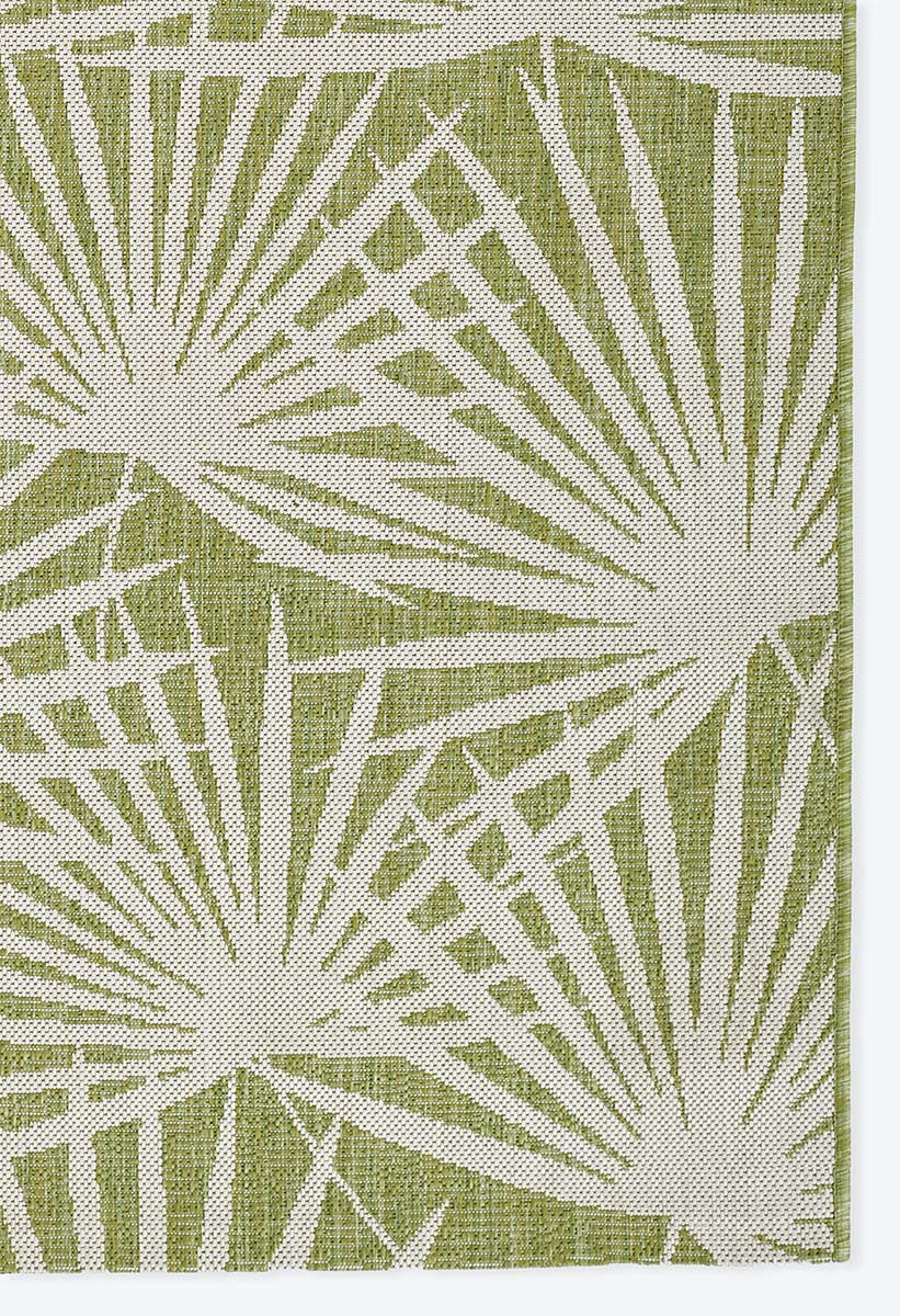 Queen Palm Green Indoor/Outdoor Rug - 4 x 6