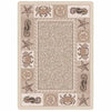 Tidal Life Beige Rug - 3 x 4