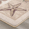 Tidal Life Beige Rug - 11 x 13