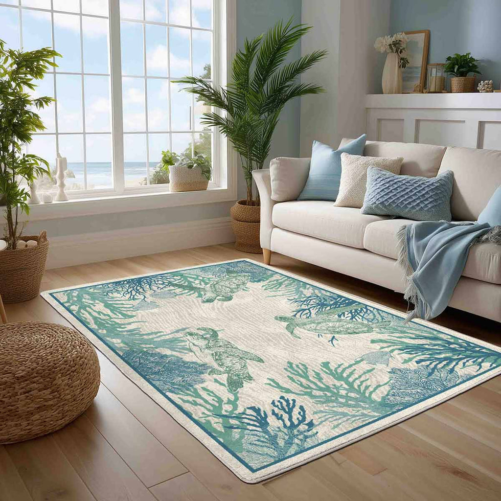 Garden Tortoise Rug - 4 x 5
