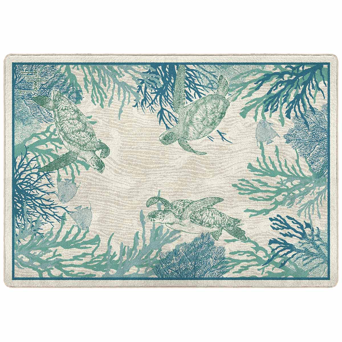 Garden Tortoise Rug - 8 x 11