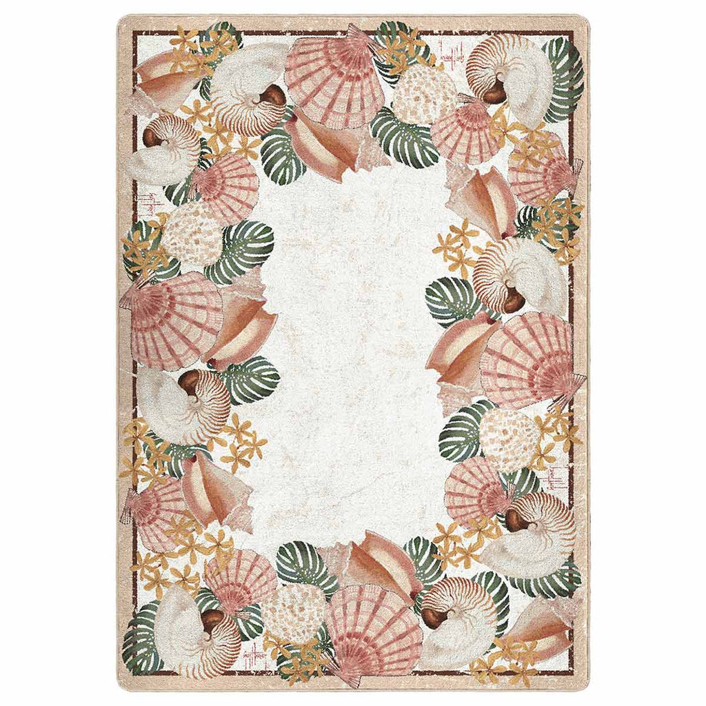 Seashell Frame Rug - 8 x 11