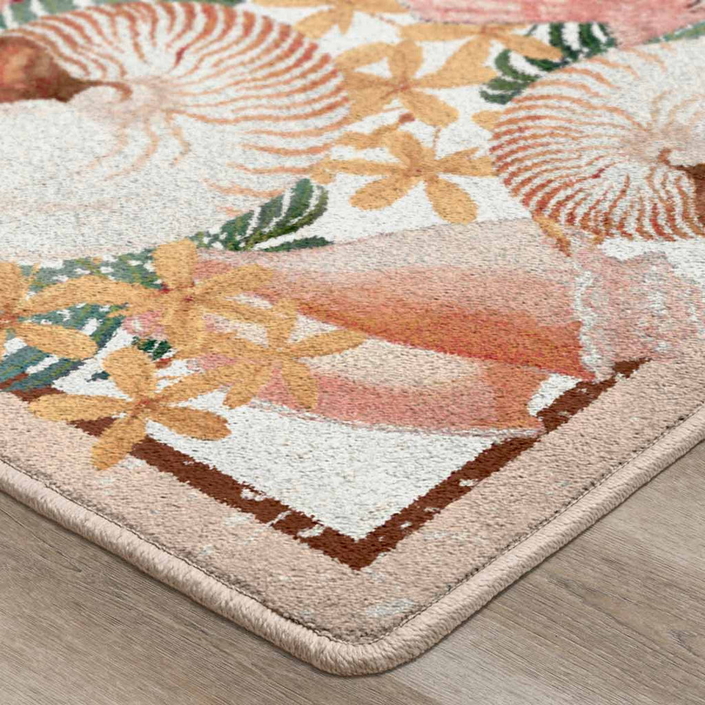 Seashell Frame Rug - 8 x 11