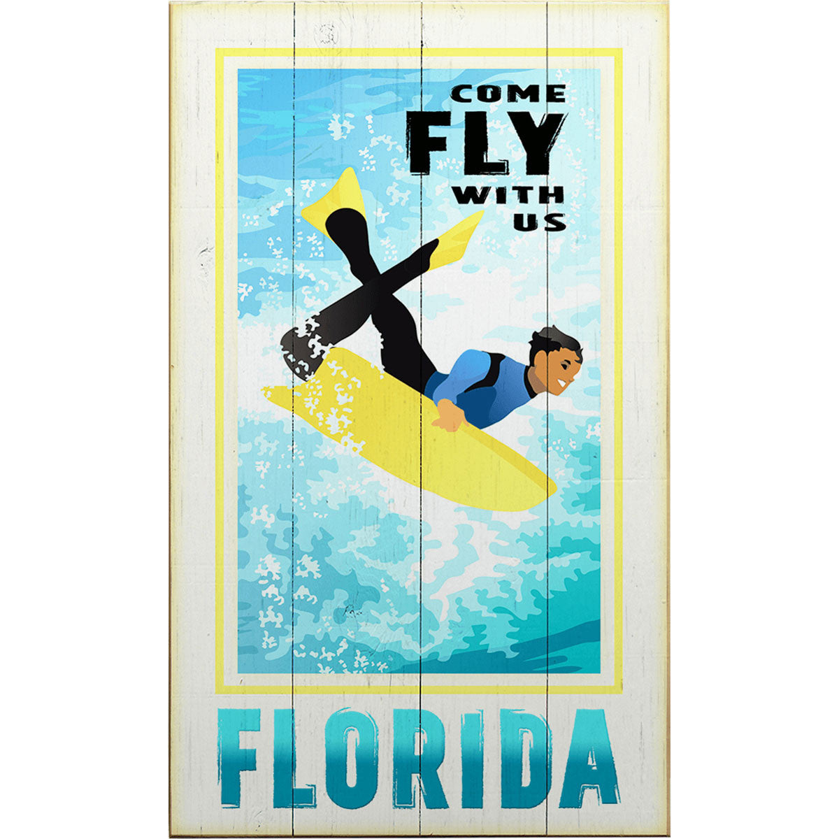 Come Fly with Us Personalized Wall Art