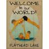 Welcome to Our World Personalized Wall Art