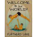 Welcome to Our World Personalized Wall Art