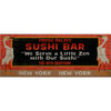 Fresh Palate Sushi Personalized Wall Art