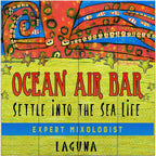 Ocean Air Bar Personalized Wall Art