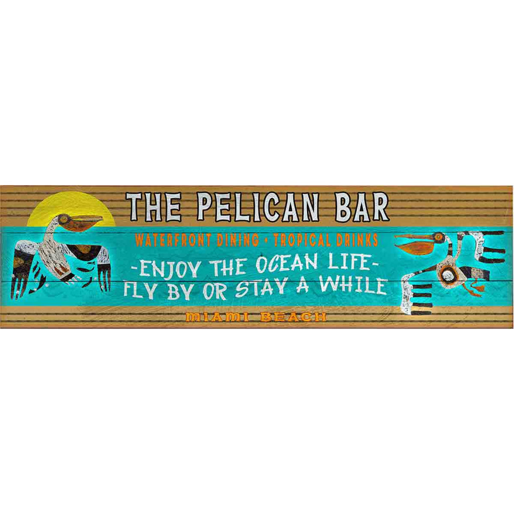 Pelican Bar Personalized Wall Art