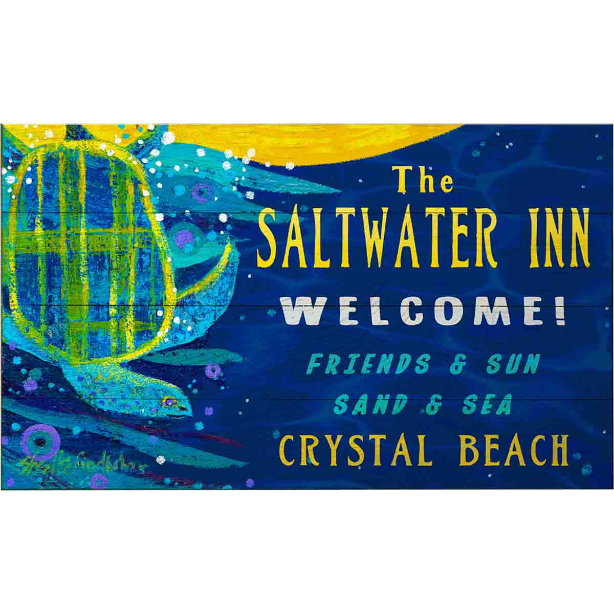 Saltwater Inn Personalized Wall Art