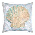 Beach Breeze Scallop Indoor/Outdoor Pillow