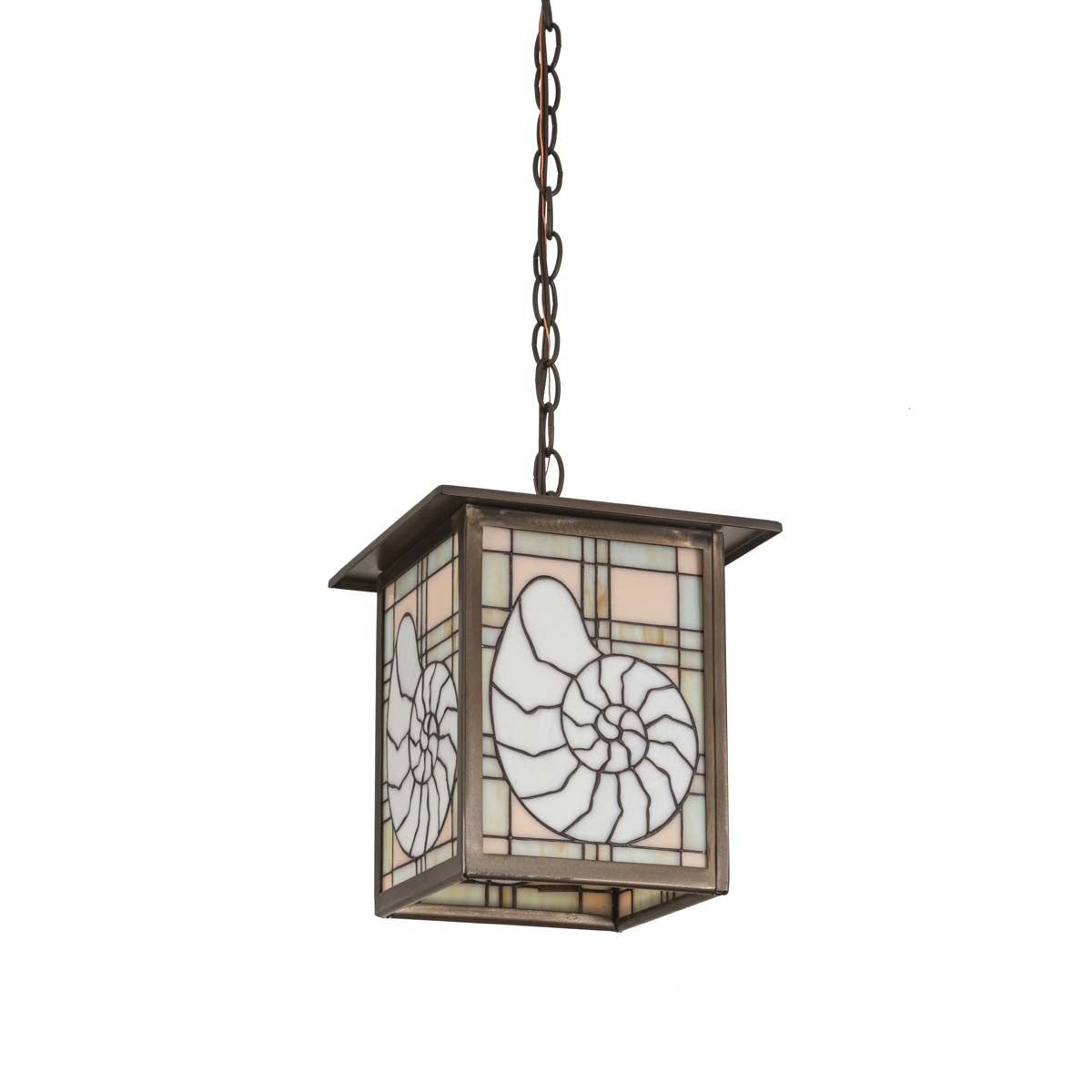 Geometric Seashell Pendant Light