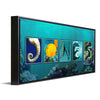 Undersea Personalized Framed Canvas