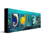 Undersea Personalized Stretched Canvas - Small