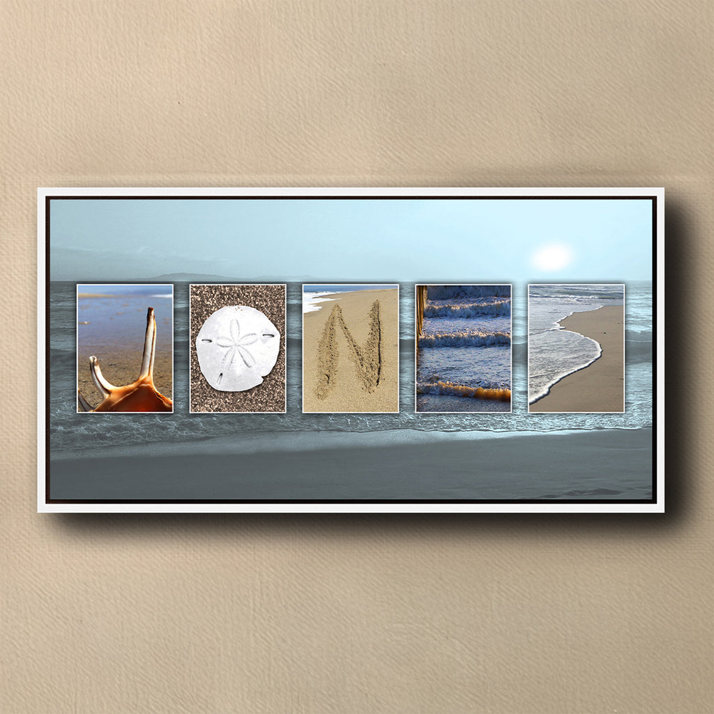 Ocean Name Personalized Framed Canvas
