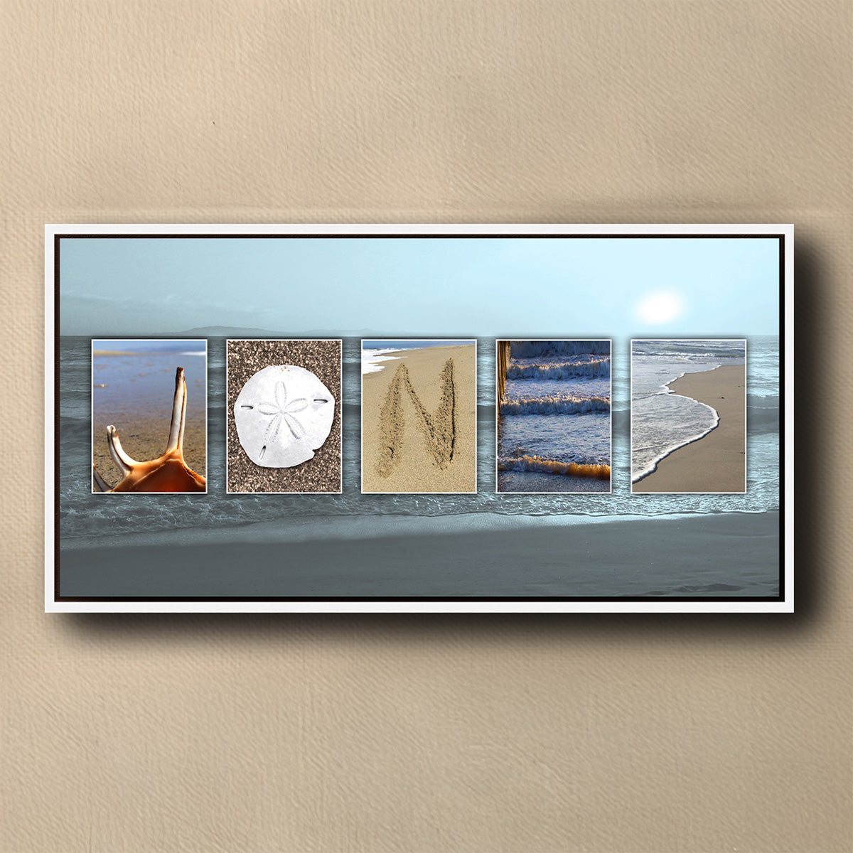 Ocean Name Personalized Framed Canvas