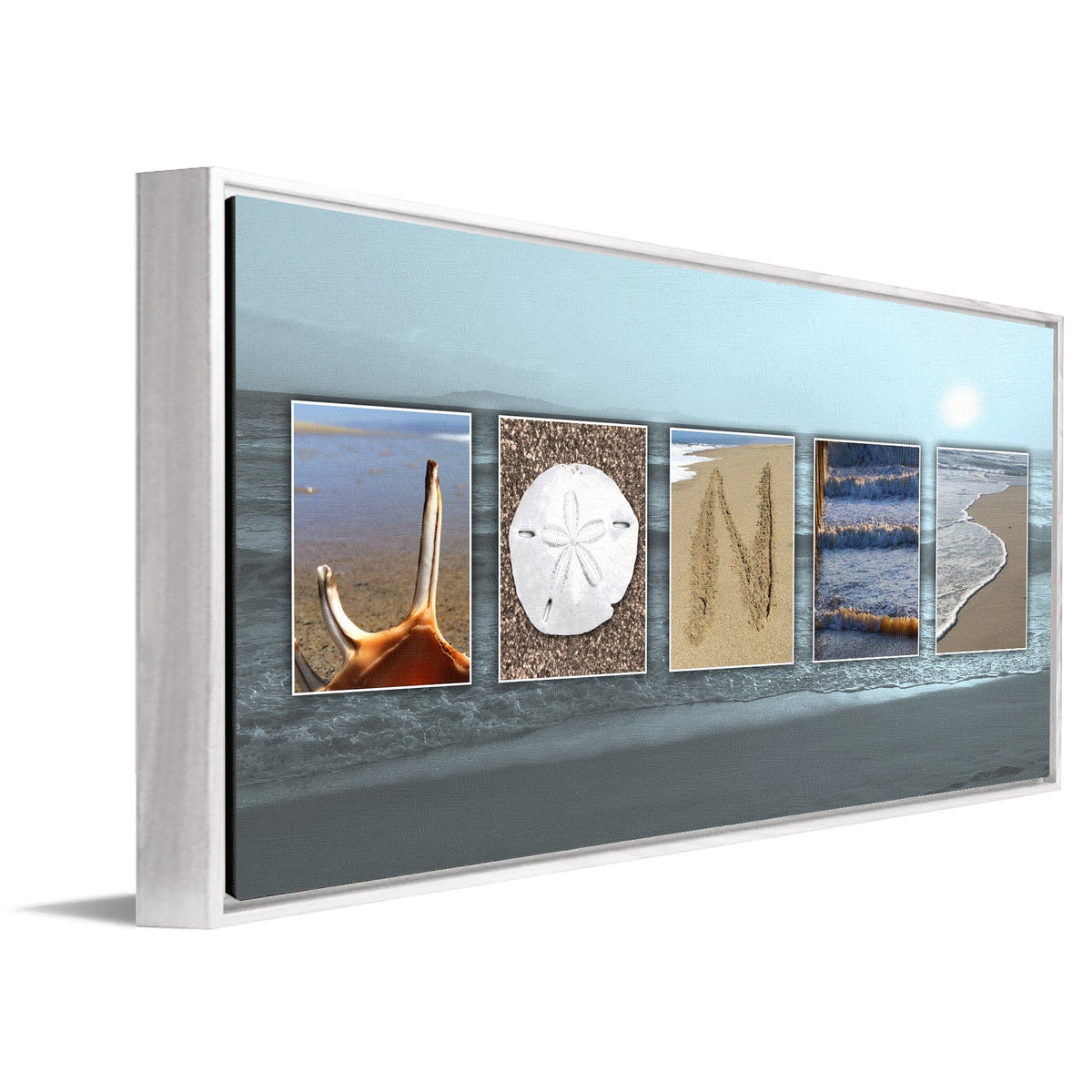 Ocean Name Personalized Framed Canvas