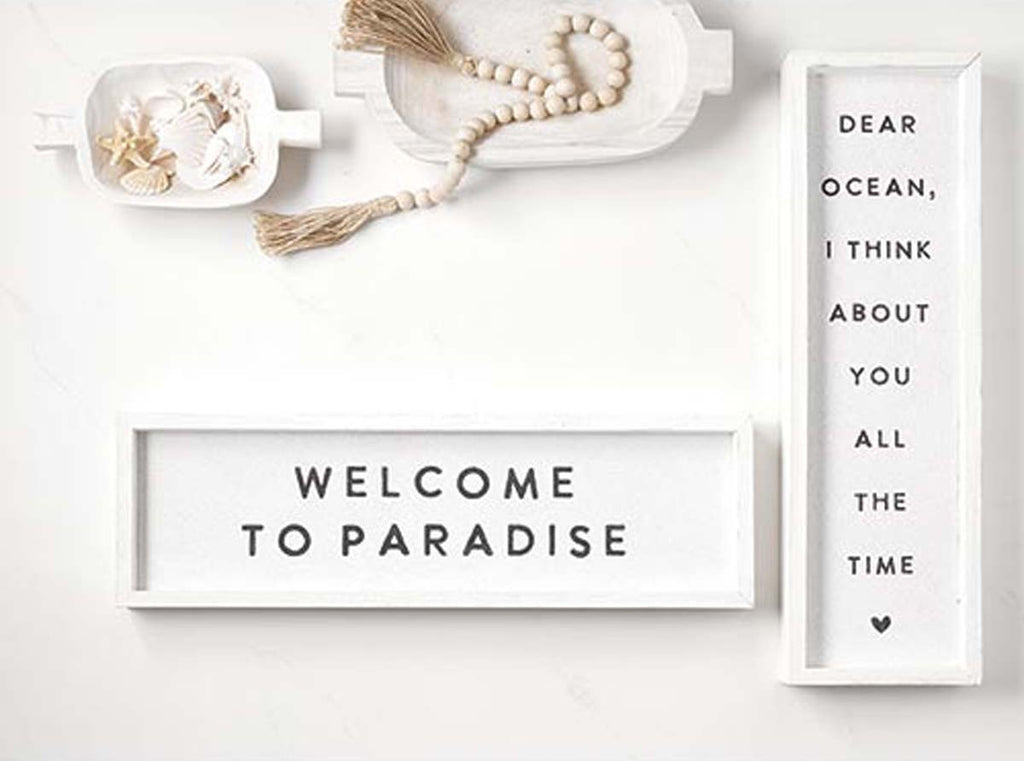 Ocean Daydream Wood Sign