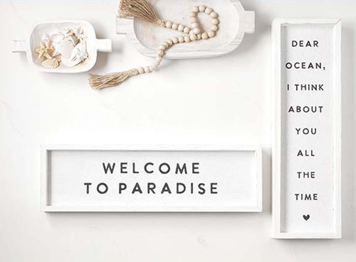 Tropical Haven Wood Wall Art