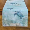 Sea Turtle Escape Table Runner - 72 Inches