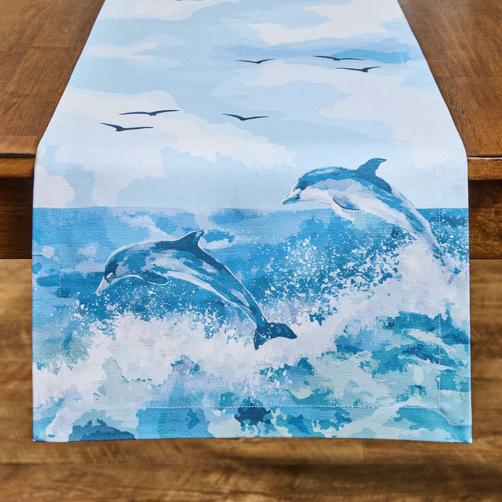 Ocean Elegance Table Runner - 72 Inch