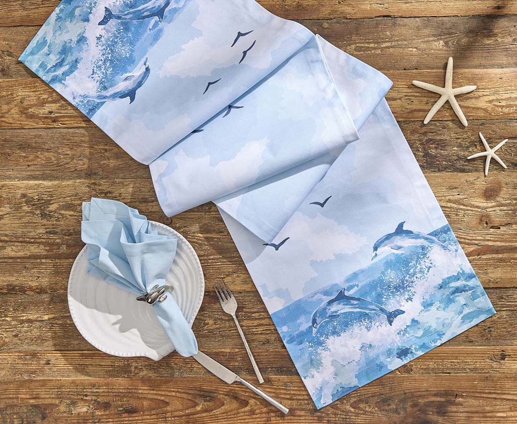 Ocean Elegance Table Runner - 72 Inch