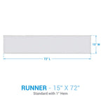 Ocean Elegance Table Runner - 72 Inch