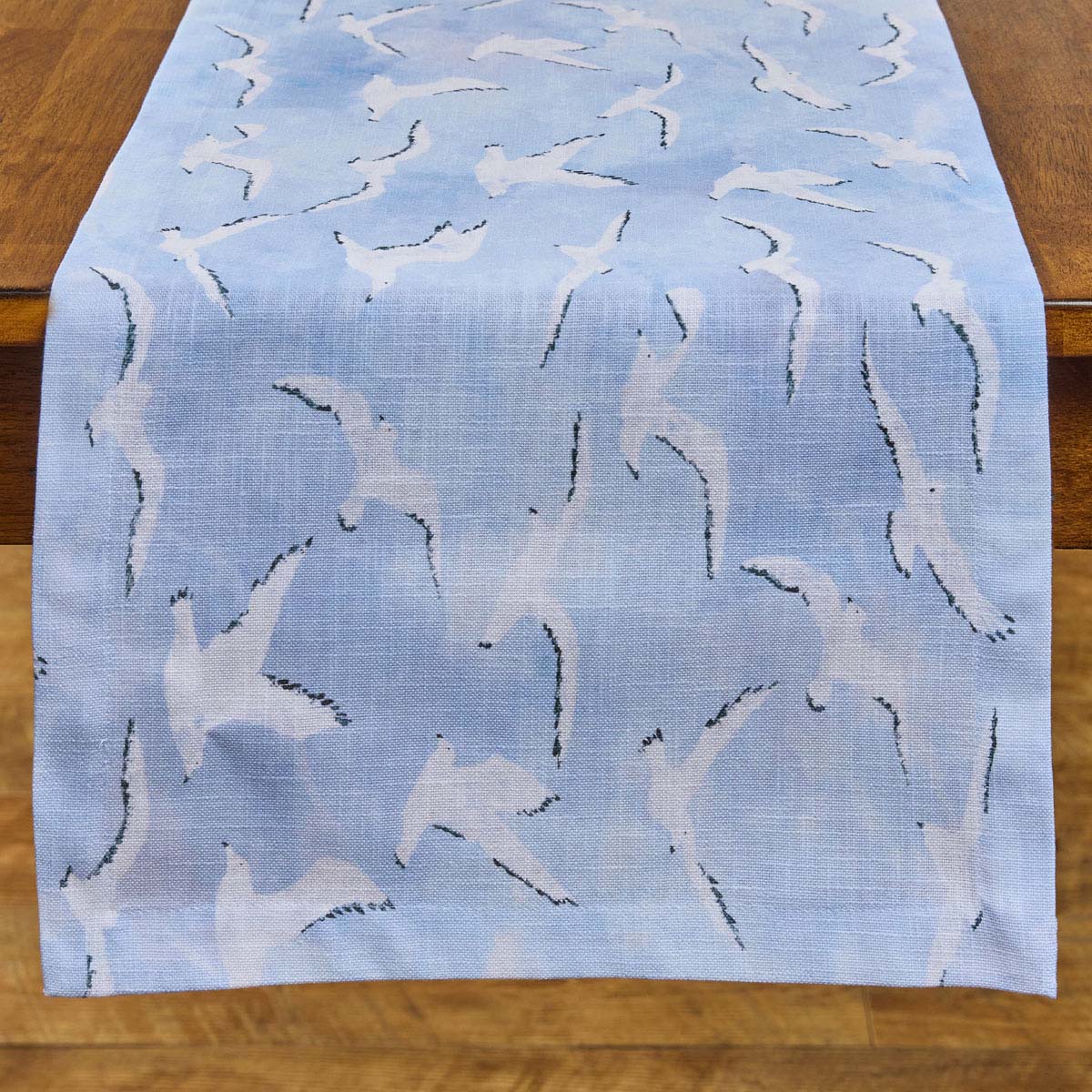 Gliding Seagulls Table Runner - 54 Inch