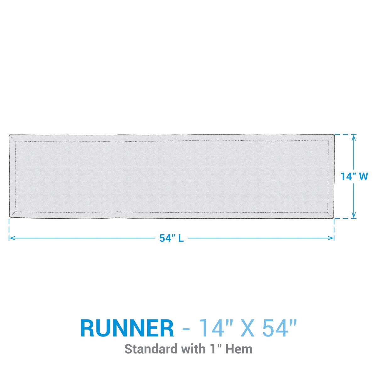 Gliding Seagulls Table Runner - 54 Inch