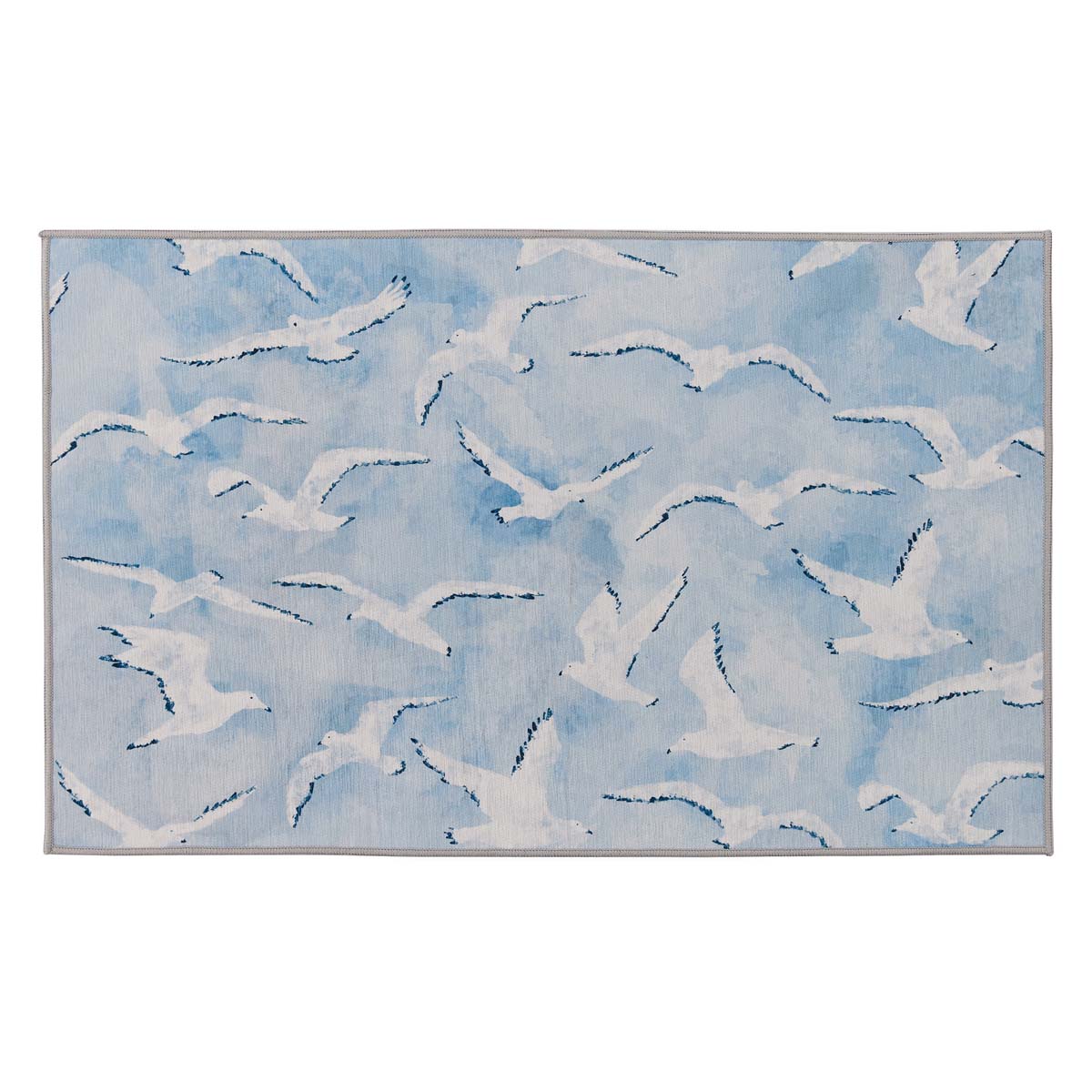 Gliding Seagulls Accent Rug