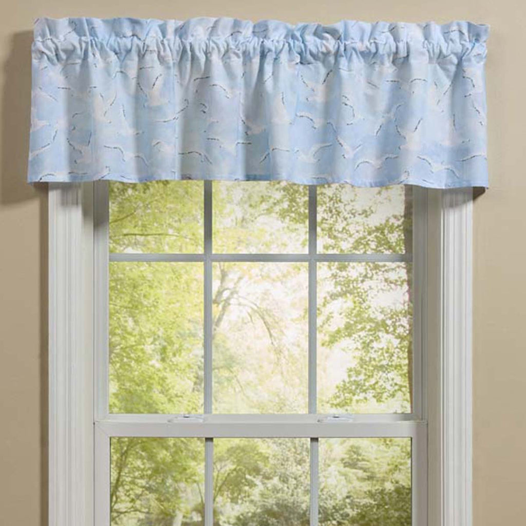 Gliding Seagulls Valance