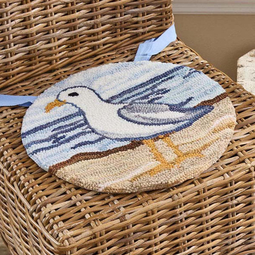 Seagull Watch Hooked Chair Pad