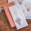 Ocean's Palette Embroidered Napkins - Set of 4