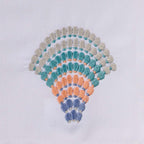 Ocean's Palette Embroidered Napkins - Set of 4