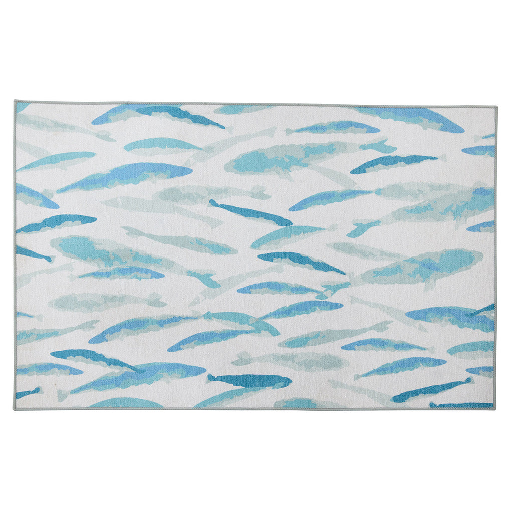 School of Fish Accent Rug