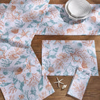 Seashell Garden Table Runner - 54 Inch