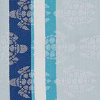 Aqua Turtles Jacquard Towel - Set of 2