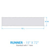 Royal Palms Table Runner - 72 Inch
