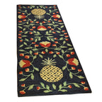 Floral Pineapple Hooked Runner