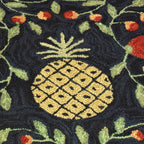 Floral Pineapple Hooked Runner