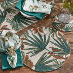 Tropic Palm Oasis Table Runner - 36 Inch