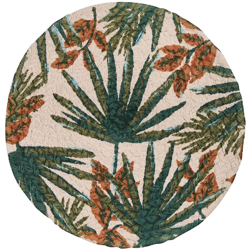 Tropic Palm Oasis Trivets - Set of 4