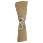 Sea Horse Metal Napkin Rings - Set of 4