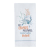 Seaweed Garden Crabs Dishtowels - Set of 4