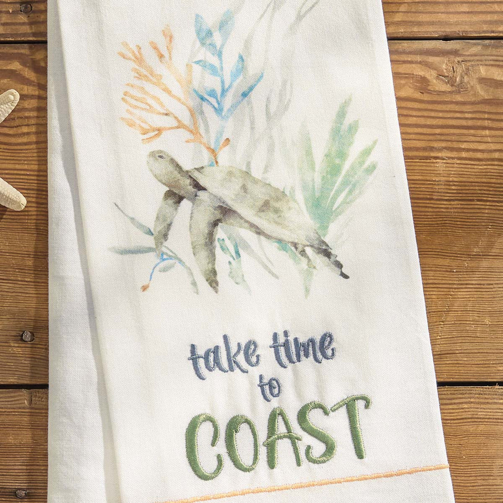 Seaweed Garden Coast Dishtowels - Set of 4