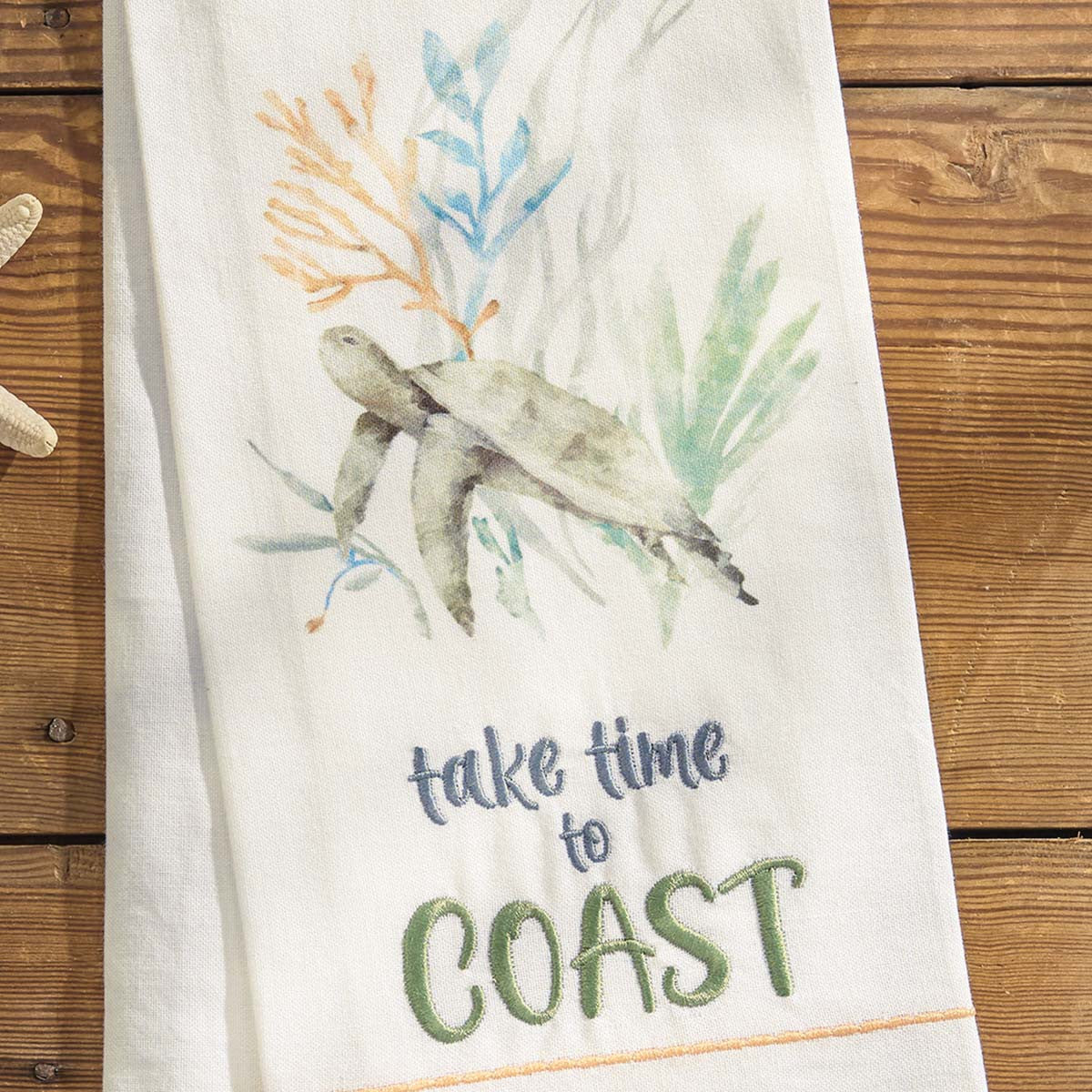 Seaweed Garden Coast Dishtowels - Set of 4